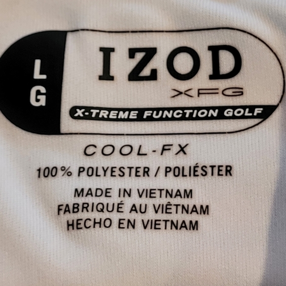 IZOD Men's Short Sleeved Polo Golf Shirt, Size Large - Picture 5 of 13